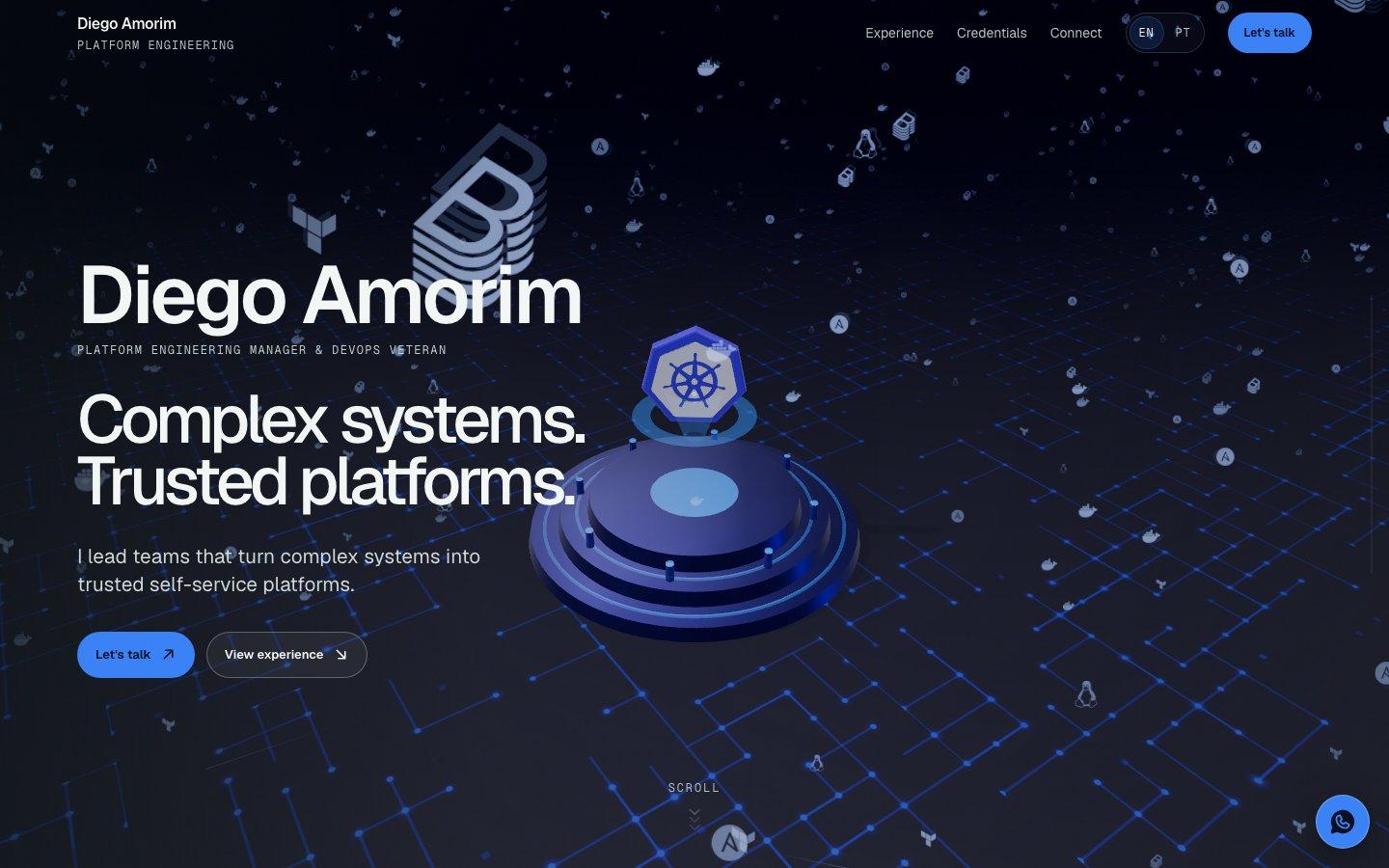 Miniatura do site Diego Amorim